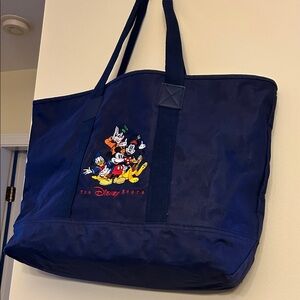 Disney Navy Blue Character Tote Bag